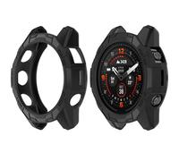 Case Cover Compatible with Garmin EPIX Pro 51mm/Fenix 7X Pro/Fenix 7X, Disscool Soft Anti Drop PC Replacement Protective Cases Smart Watch Accessories(51mm/Black)