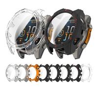 Case Cover Compatible with Garmin Fenix 8 43mm 【AMOLED Colorful Edition】 Case Protector Protective Case 43mm for Fenix 8 Watch (Do Not Fit for 47mm/51mm)