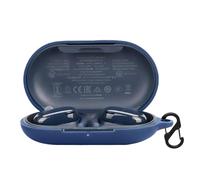 Case Cover for Anker Soundcore V20i with Carabiner | Anti-Scratch Premium Soft Silicone Full Protective Case,Shockproof Ultra Slim Headphone Protective Cover,Dark Blue