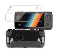 Case Cover for AYANEO Pocket ACE Handheld Game Console with 1pcs Screen Protector, Slim Soft TPU Protective Case for AYANEO Pocket ACE, Anti-Scratch,Shockproof,Clear