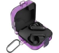 Case Cover for CMF Buds Pro 2/CMF Buds 2 Plus/CMF Buds 2,with Secure Lock,Protective Skin Cover for Wireless Earbuds Charging Case,Earphone Shell Sleeve with Keychain Accessories (purple)
