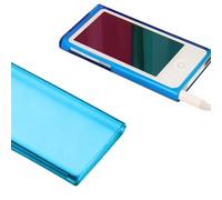 Case Cover for iPod Nano 7GEN Clear Crystal Transparent Hard Snap-On Skin Protective Case for Apple Nano 7th Generation 7G 7 Protective Hard Shell Cover for iPod Classic - Blue