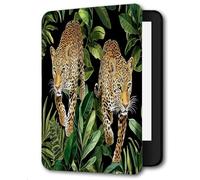 Case Cover for Kindle Paperwhite 10th Generation 2018 Release - PU Leather Covers Cases with Auto Wake/Sleep,Only Suitable for Model PQ94WIF,Jungle Cheetah