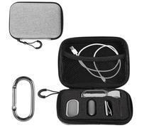 Case Cover for PLAUD NotePin AI Voice Recorder, Soft EVA Voice Recorder Carrying Case Portable Protective Cover with Carabiner Accessories Kit for Women Men (Black)