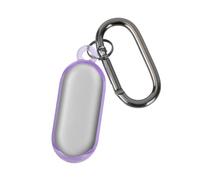 Case Cover for PLAUD NotePin AI Voice Recorder, Soft TPU Voice Recorder Carrying Case Portable Protective Cover with Keyring and Carabiner Kit for Men Women (Purple)