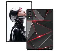 Case Cover for REDMAGIC Gaming Tablet 3 Pro 9 inch, Slim Design Matte TPU Soft Protective Cover for ZTE Nubia REDMAGIC Gaming Tablet 3 Pro, Anti-Scratch,Shockproof,Red Lines