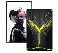 Case Cover for REDMAGIC Gaming Tablet 3 Pro 9 inch, Slim Design Matte TPU Soft Protective Cover for ZTE Nubia REDMAGIC Gaming Tablet 3 Pro, Anti-Scratch,Shockproof,Yellow Lines