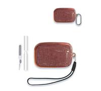 Case Cover for Sennheiser Momentum True Wireless 4 Wireless Earbuds,WUNIAK Clear Soft TPU Protective Cover with Keychain and Cleaner Kit for Women Men Shockproof Skin,Gradient Pink