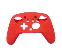 Case Cover for Switch 2 Pro Controller, Soft Silicone Anti-scratch,shockproof, 3d Convex Non-slip Texture, Easy To Clean, for Wireless Controller With Thumb Grip Caps (Red)