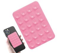 Case Cradle, Self Adhesive Grip Pad, Compact Smartphone Stand, Instantly Attaches to Mirrors and Glass, Perfect for and Videos, Kitchen Bathroom Accessory, Set of 2