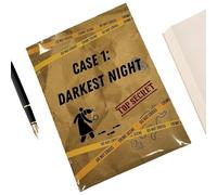Case Files Game | Crime Mystery Toy - Deduction Puzzle Game - for Adults Teens Family Party Gathering Night Gate Camping Home