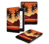Case Fits 7“ Kindle Oasis (9th and 10th Generation ONLY,2017 and 2019 Release),Premium Ultra Lightweight Shell Cover with Auto Wake/Sleep,Coconut Island