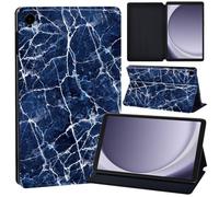 Case Fits Samsung Galaxy Tab A9 8.7-Inch 2023 (SM-X110/X115/X117), Lightweight Stand Smart Case Hard Shell for All-New Galaxy Tab A9 8.7" 2023 Tablet, Two View Angle, (white vein in blue marble)
