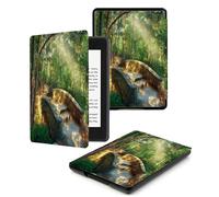 Case for 10.2-inch Kindle Scribe (2024/2022 Released),Slim Lightweight Premium PU Leather Cover Auto Wake/Sleep for 10.2” Kindle Scribe E-Reader,Forest Stone Bridge