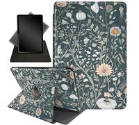 Case for 10.2" Kindle Scribe (2024/2022 Release),360 Degree Rotating Stand Smart Protective Cover Case for Kindle Scribe 10.2",Dark Blue Floral