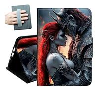 Case for 10.2" Kindle Scribe (2024/2022 Released) with Hand Straps and Auto Wake/Sleep Leather Multiple Angles Stand Smart Cover for 10.2" Amazon Kindle Scribe 2024/2022,Love Girl