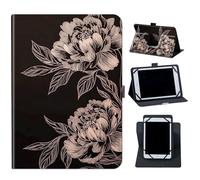 Case for 10.36" TCL Tab Pro 5G TCL-9198S/TCL TABMAX 10.4 Inch 9296Q Tablet,360 Degree Rotating Case Protective Cover with Kickstand and with Magnetic Closure,Peony Flower