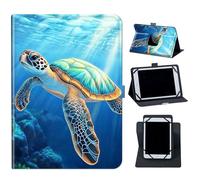 Case for 10.36" TCL Tab Pro 5G TCL-9198S/TCL TABMAX 10.4 Inch 9296Q Tablet,360 Degree Rotating Case Protective Cover with Kickstand and with Magnetic Closure,Blue Ocean Sea Turtle