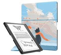 Case for 11" Kindle Scribe 2025 3rd Gen & Kindle Scribe Colorsoft 2025 1st Gen, Lightweight PU Leather Origami Stand Smart Cover with Pen Holder, Auto Sleep Wake, Cat's Dreams