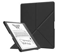 Case for 11" Kindle Scribe 2025 3rd Gen & Kindle Scribe Colorsoft 2025 1st Gen, Lightweight PU Leather Origami Stand Smart Cover with Pen Holder, Auto Sleep Wake, Black