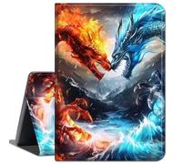 Case for 12.3 Inch Microsoft Surface Pro 7/6/5/4,Slim Soft Shockproof TPU Silicone Protective Back Shell Case,Two Dragon