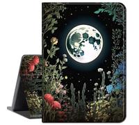 Case for 12.3 inch Surface Pro 7 Plus/Pro 7/ Pro 6/ Pro 5/ Pro 2017/ Pro 4,Slim Lightweight Smart Shell Stand Cover with Auto Wake/Sleep Case for Microsoft Surface Pro 7,Crescent Pink Flower