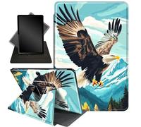 Case for 13 Inch Microsoft Surface Pro 11/10/9,360 Degree Rotating Stand Smart Protective Case for urface 11th Edition AI 2024/Pro 9 5G 13" 2022,Forest Eagle