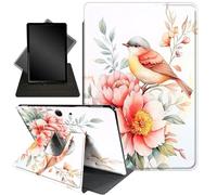 Case for 13 Inch Microsoft Surface Pro 11/10/9,360 Degree Rotating Stand Smart Protective Case for urface 11th Edition AI 2024/Pro 9 5G 13" 2022,Cute Bird and Flower