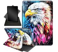 Case for 13 Inch Microsoft Surface Pro 11/10/9,360 Degree Rotating Stand Smart Protective Case for urface 11th Edition AI 2024/Pro 9 5G 13" 2022,Watercolor Eagle