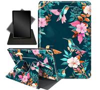 Case for 13 Inch Microsoft Surface Pro 11/10/9,360 Degree Rotating Stand Smart Protective Case for urface 11th Edition AI 2024/Pro 9 5G 13" 2022,Hummingbird Red Flower