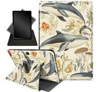 Case for 13 Inch Microsoft Surface Pro 11/10/9,360 Degree Rotating Stand Smart Protective Case for urface 11th Edition AI 2024/Pro 9 5G 13" 2022,Watercolor Eagle
