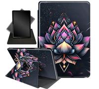 Case for 13 Inch Microsoft Surface Pro 11/10/9,360 Degree Rotating Stand Smart Protective Case for urface 11th Edition AI 2024/Pro 9 5G 13" 2022,Lotus Flower Petals