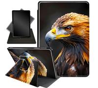 Case for 13 Inch Microsoft Surface Pro 11/10/9,360 Degree Rotating Stand Smart Protective Case for urface 11th Edition AI 2024/Pro 9 5G 13" 2022,Retro Patriotic Bald Eagle
