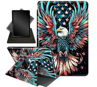 Case for 13 Inch Microsoft Surface Pro 11/10/9,360 Degree Rotating Stand Smart Protective Case for urface 11th Edition AI 2024/Pro 9 5G 13" 2022,American Eagle