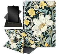 Case for 13 Inch Microsoft Surface Pro 11/10/9,360 Degree Rotating Stand Smart Protective Case for urface 11th Edition AI 2024/Pro 9 5G 13" 2022,Beautiful Lily Flower