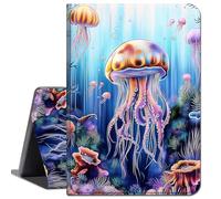 Case for 2024 New Amazon Fire HD 8 & 8 Plus Tablet (12th Generation/10th Generation, 2024/2022/2020 Release),Slim Soft Shockproof TPU Silicone Protective Back Shell Case,Jellyfish and Corals