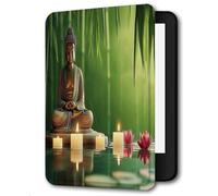Case for 6.8" Kindle Paperwhite (11th Generation-2021) and Kindle Paperwhite Signature Edition,Lightweight Shell Cover Auto Wake/Sleep for kindle Paperwhite 2021 E-Reader,Bamboo Forest Stone Statue