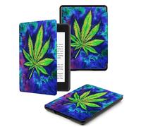 Case for 6.8" Kindle Paperwhite (11th Generation-2021) Light Shell Cover with Auto Wake/Sleep for Kindle Paperwhite 2021 E-Reader,Psychedelic Leaves