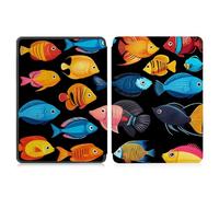 Case for 6.8” Kindle Paperwhite 11th Generation 2021- Premium Lightweight PU Leather Cover with Auto Wake/Sleep for Kindle Paperwhite 2021 E-reader, Tropical Fish