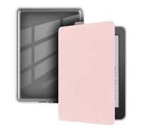 Case for 6.8" Kindle Paperwhite (11th Generation-2021 Release), Ultra Clear Soft Flexible Transparent TPU Back Cover with Auto Sleep/Wake for Kindle Paperwhite (MODEL NO. M2L3EK), Pink