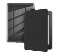 Case for 6.8" Kindle Paperwhite (11th Generation-2021 Release), Ultra Clear Soft Flexible Transparent TPU Back Cover with Auto Sleep/Wake for Kindle Paperwhite (MODEL NO. M2L3EK), Black
