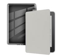Case for 6.8" Kindle Paperwhite (11th Generation-2021 Release), Ultra Clear Soft Flexible Transparent TPU Back Cover with Auto Sleep/Wake for Kindle Paperwhite (MODEL NO. M2L3EK), Light Gray