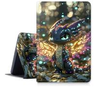 Case for 6" All New Kindle 10th Generation 2019 Release, PU Leather Smart Cover with Multi-Angle Stand & Auto Wake/Sleep,Luminous Fantasy Little Dragon
