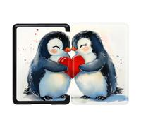 Case For 6" All-New Kindle 11th Generation 2022 Release Only, Cover with Auto Sleep and Wake, Protective Case for Kindle 2022-2 Penguin Hearts