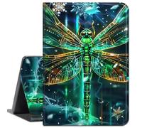 Case for 6" Amazon Kindle 10th Gen 2019 Released,Slim Lightweight Smart Shell Stand Cover with Auto Wake/Sleep for Kindle 10th Gen 2019,Green Dragonfly