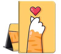Case for 6" Amazon Kindle 10th Gen 2019 Released,Slim Lightweight Smart Shell Stand Cover with Auto Wake/Sleep for Kindle 10th Gen 2019,Cat's Paw Love Heart