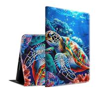 Case for 6 inch All New Kindle 10th Generation 2019 Release Lightweight Smart Case PU Leather Adjustable Stand Protective Cover with Auto Wake/Sleep - Sea Turtle