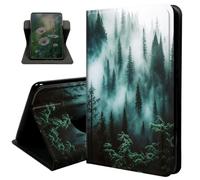 Case for 6" Kindle 10th Generation 2019 Release,with Auto Sleep/Wake 360 Degree Rotating Swivel Adjustable Stand Cover for Kindle 10th Gen 2019,Nature Mountain Forest