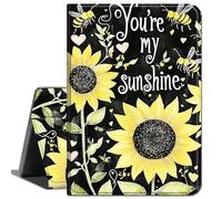 Case for 6" Kindle Paperwhite (10th Generation, 2018 Released),Slim Lightweight Smart Shell Stand Cover with Auto Wake/Sleep for Amazon Kindle Paperwhite 2018 E-Reader,Bee and Sunflower