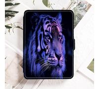 Case for 6" Kindle Paperwhite (10th Generation,2018),Scratchproof Soft PU Case Protective Back Cover for Kindle Paperwhite 4 10th Gen 6 Inch,Transparent,Mane Tiger